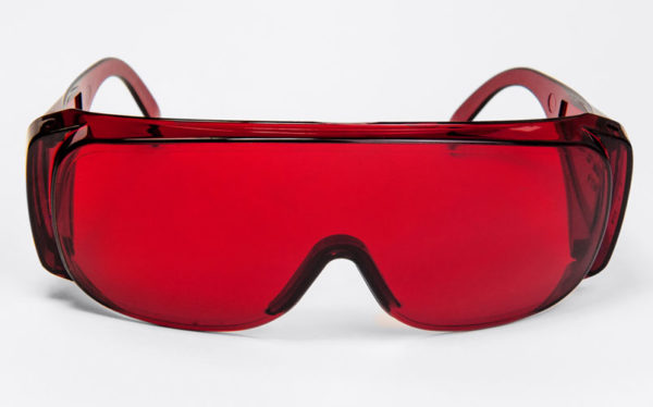 Okulary ochronne Overspec czerwone; protective google